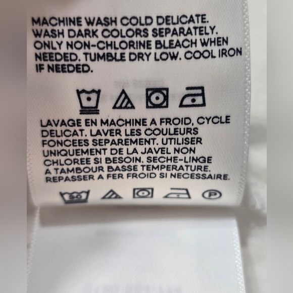 Land's End Short Sleeve Gathered Wist Kaftan Swimsuit Cover-up Women's Size XS-S - Picture 7 of 9